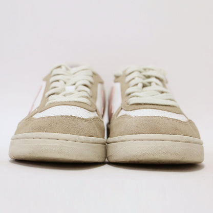 V-10 レザー スニーカー / ローカット レースアップ スエード コンビ