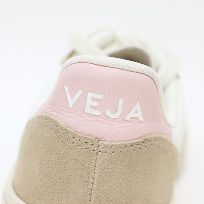 V-10 レザー スニーカー / ローカット レースアップ スエード コンビ