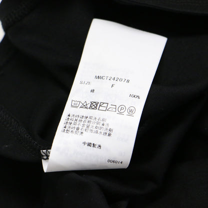 24春夏 フロッキー チュール 半袖 トップス / カットソー スタンドネック ドレープ シアー ドット柄