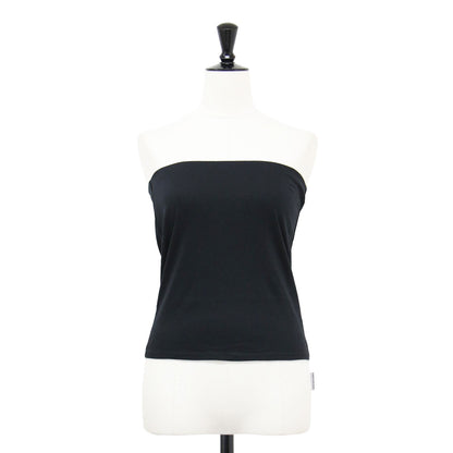 24春夏 フロッキー チュール 半袖 トップス / カットソー スタンドネック ドレープ シアー ドット柄