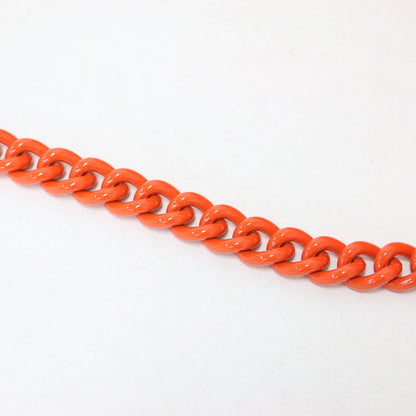 ファブリック クロシェ ショルダーバッグ / クラッチバッグ がま口型 クロスボディ 肩掛け 2WAY チェーン