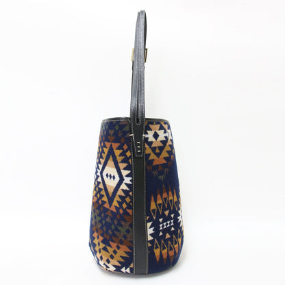 × PENDLETON マルシェ 筒型 ショルダーバッグ / MARCHE 肩掛け ネイティブ柄 ジャガード
