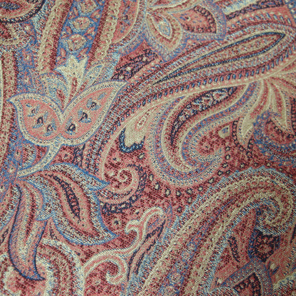 タンク ペイズリー柄 トートバッグ / TANK ORANGE PAISLEY ハンドバッグ ジャガード レザー