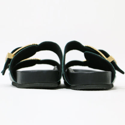 24春夏 レザー バックル サンダル / GERONIMO 10 フラット ダブルベルト