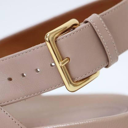 23春夏 レザー クリスクロス サンダル FBMS005201 / フラット バックベルト