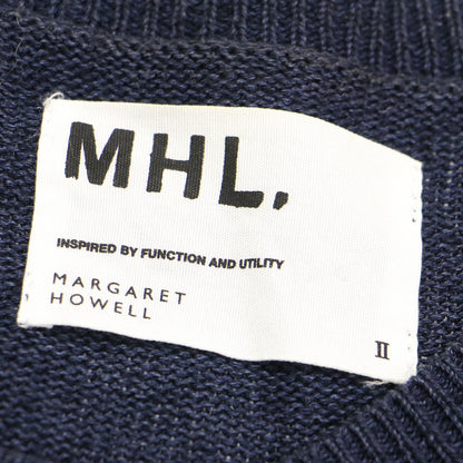 コットン クルーネック カーディガン / FADED COTTON KNIT ニット 長袖