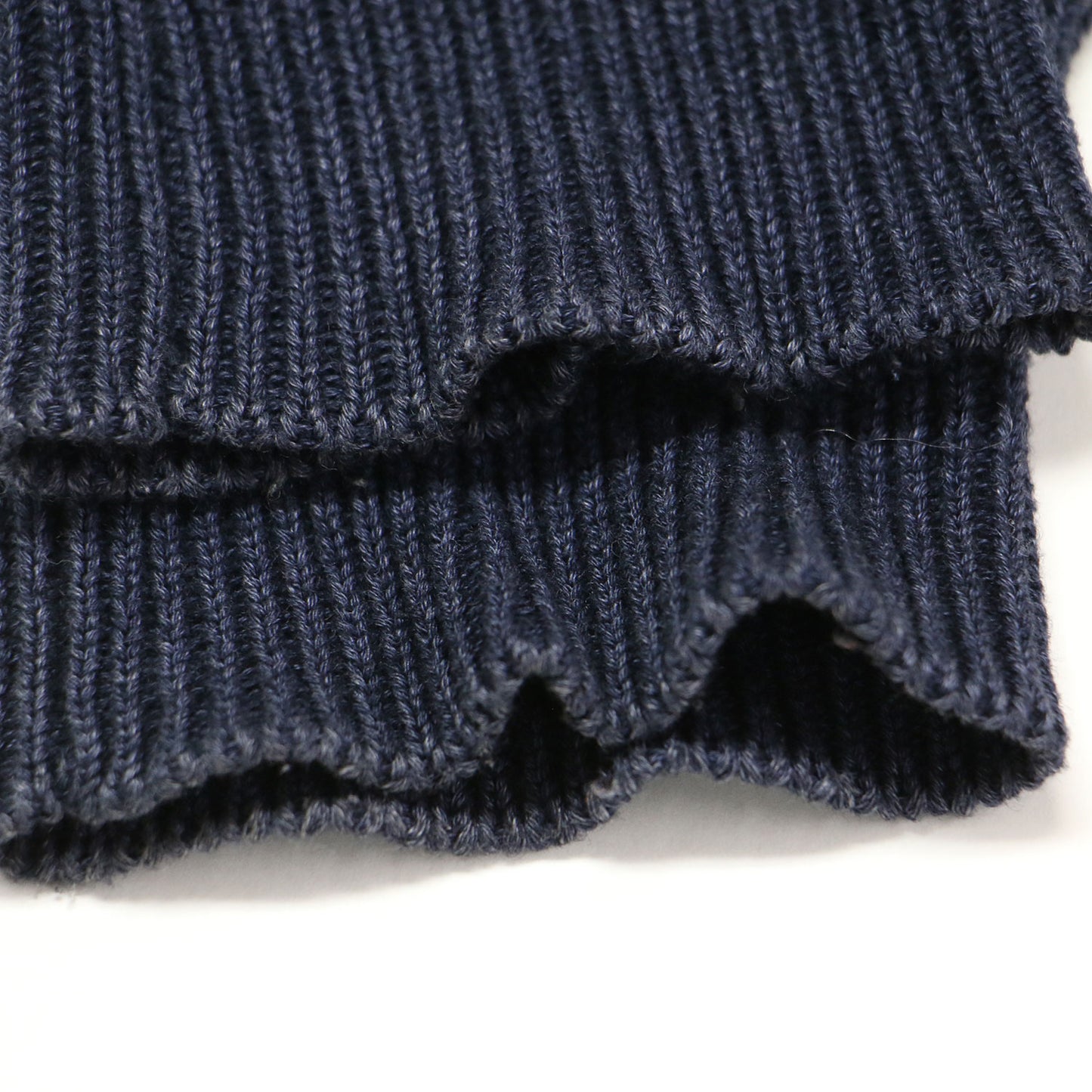 コットン クルーネック カーディガン / FADED COTTON KNIT ニット 長袖