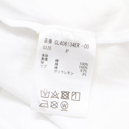 24秋冬 ロゴ 刺繍 半袖 Tシャツ / BATEAU カットソー ショートスリーブ クルーネック ポケット コットン