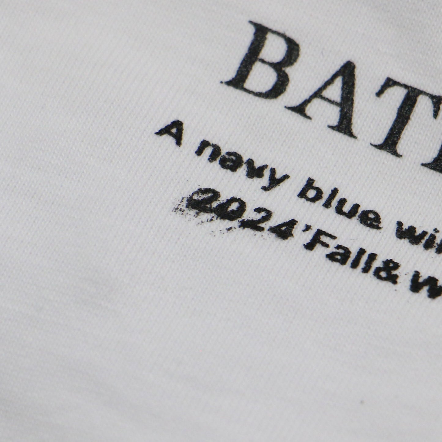 24秋冬 ロゴ 刺繍 半袖 Tシャツ / BATEAU カットソー ショートスリーブ クルーネック ポケット コットン