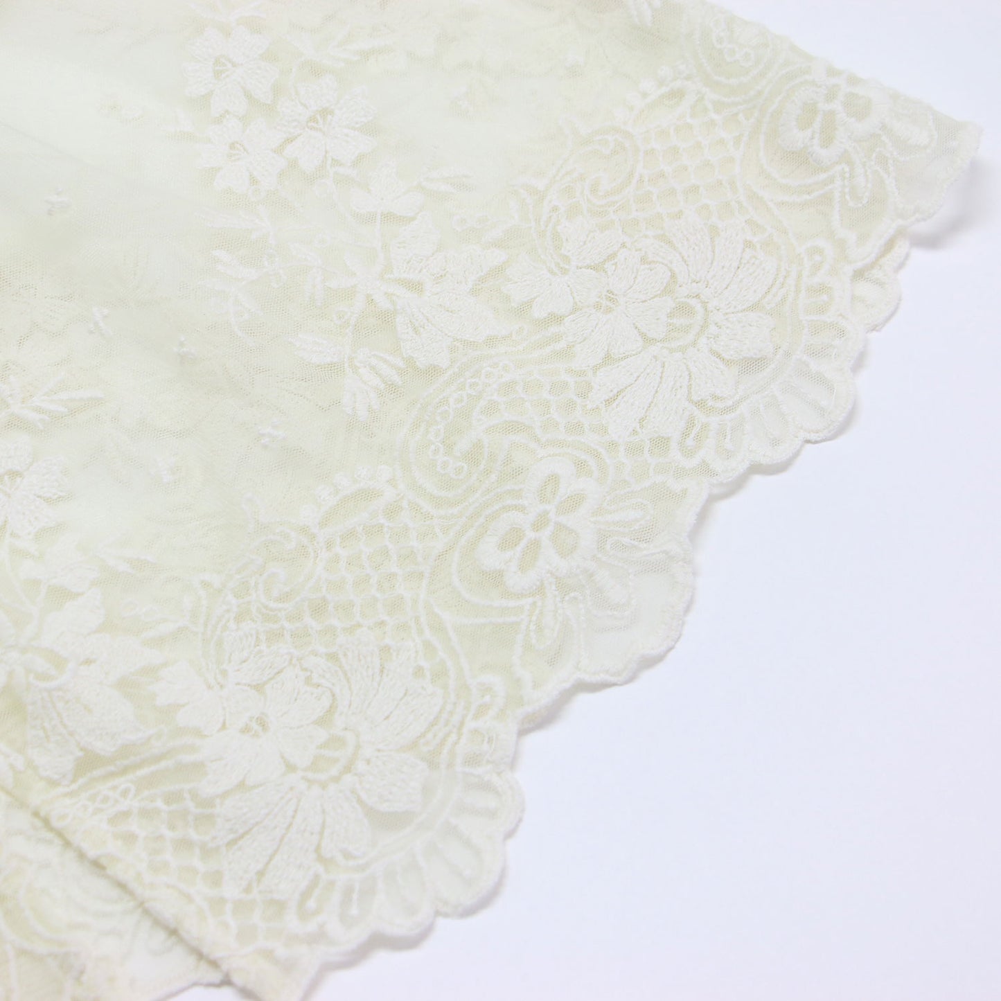 24秋冬 オーガンビジュー ブラウス / スタンドカラー ノースリーブ チュールレース コットン