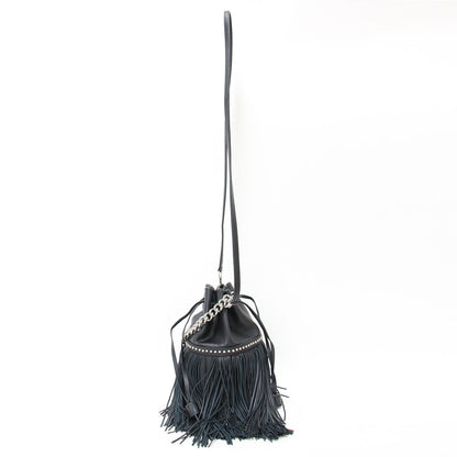 フリンジ カーニバル ミニ / FRINGE CARNIVAL MINI ハンドバッグ 巾着型 ショルダー クロスボディ 肩掛け スタッズ チェーン レザー