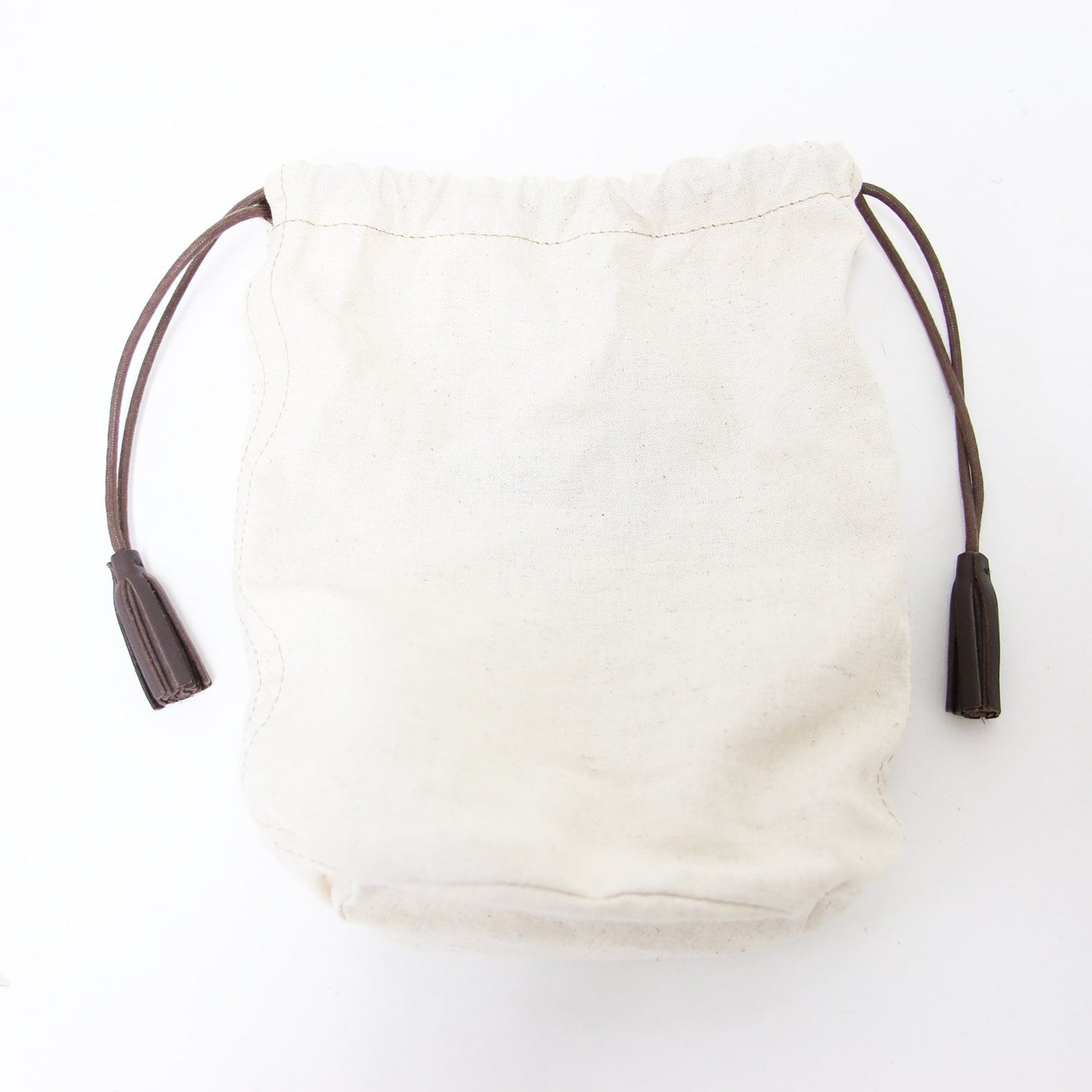 ミニ マルシェ かごバッグ / ハンドバッグ ワンハンドル 巾着 タッセル