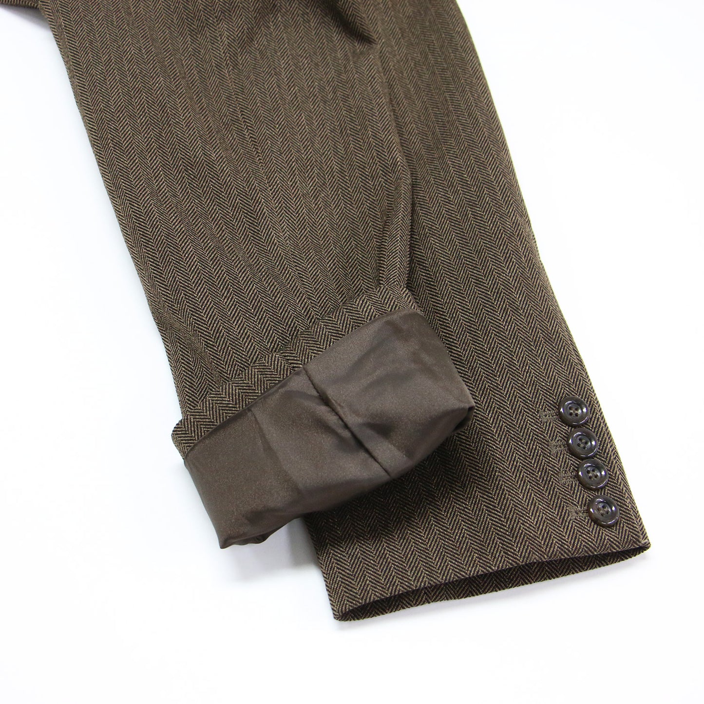 24秋冬 ヘリンボーン ジャケット / テーラードジャケット シングル 長袖 オーバーサイズ