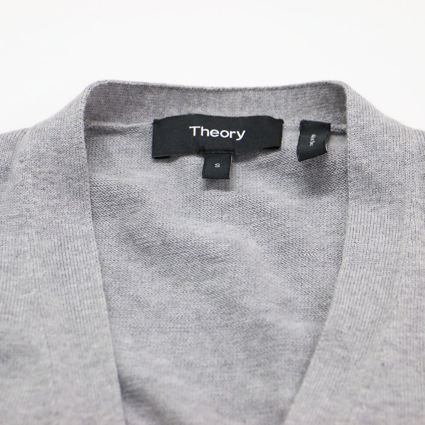 コットン ニット ロング ジレ / LONTON TORINA.SL ベスト Vネック スリット ハイゲージ