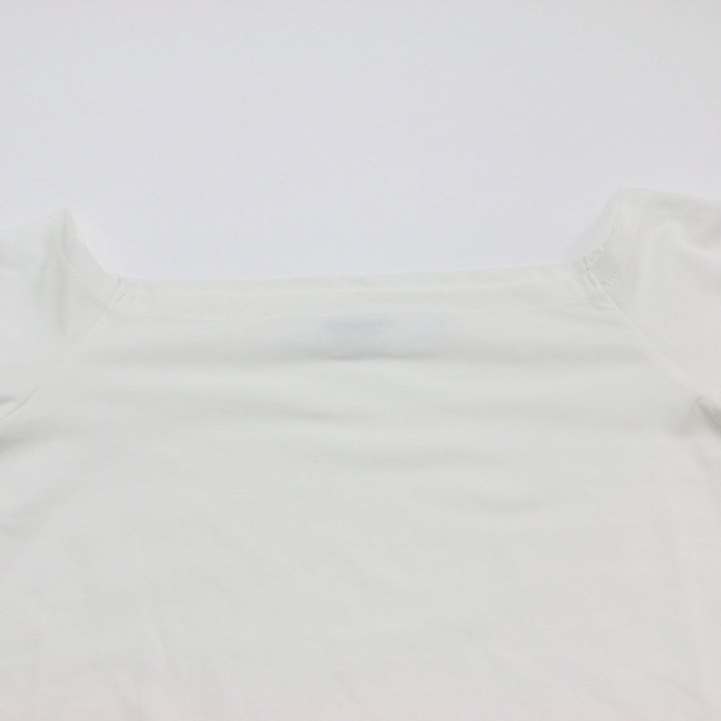 25春夏 コットン ポリウレタン オフショルダー プルオーバー / COTTON POLYURETHANE OFF SHOULDER PULLOVER カットソー ショート丈 長袖