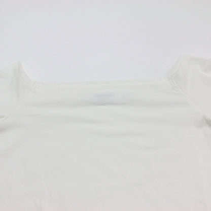 25春夏 コットン ポリウレタン オフショルダー プルオーバー / COTTON POLYURETHANE OFF SHOULDER PULLOVER カットソー ショート丈 長袖