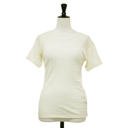 25春夏 コットン ナイロン シアー リブ 半袖 Tシャツ / COTTON NYLON SHEER RIB S/S カットソー ショートスリーブ ラウンドネック