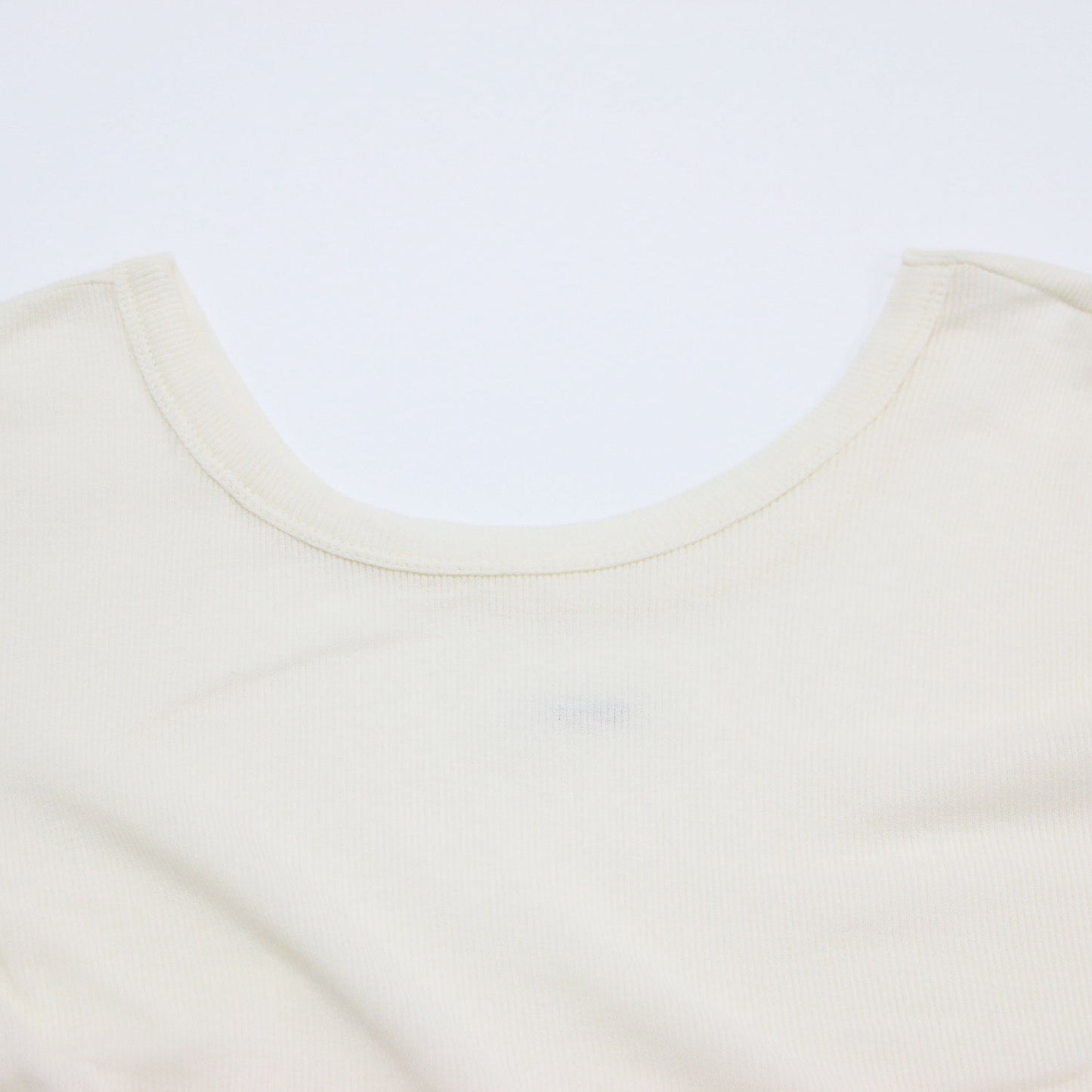 25春夏 コットン ナイロン シアー リブ 半袖 Tシャツ / COTTON NYLON SHEER RIB S/S カットソー ショートスリーブ ラウンドネック