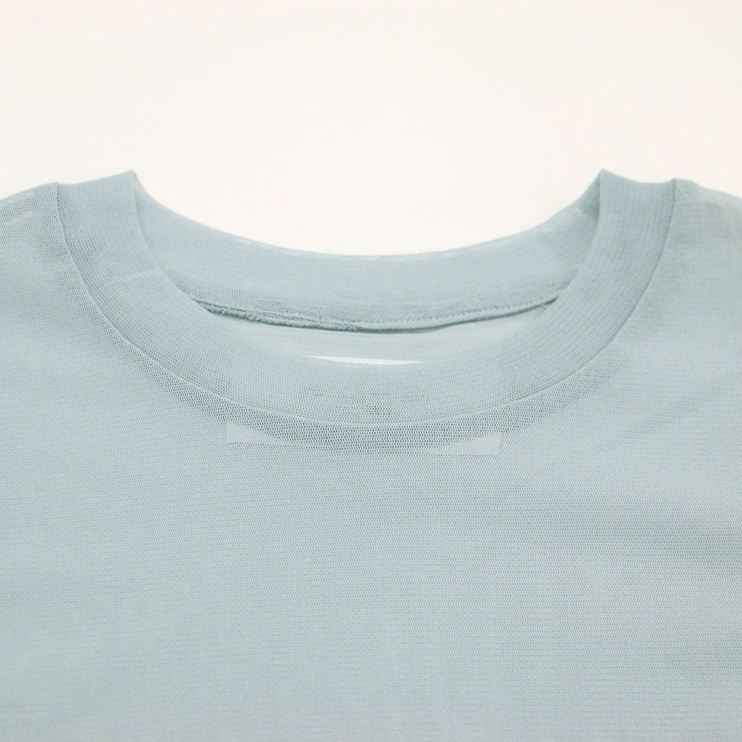 25春夏 ショートスリーブ タンクトップ レイヤード プルオーバー / SHORT SLEEVE WITH TANK LAYERED PULLOVER Tシャツ クルーネック 半袖 メッシュ ナイロン コットン