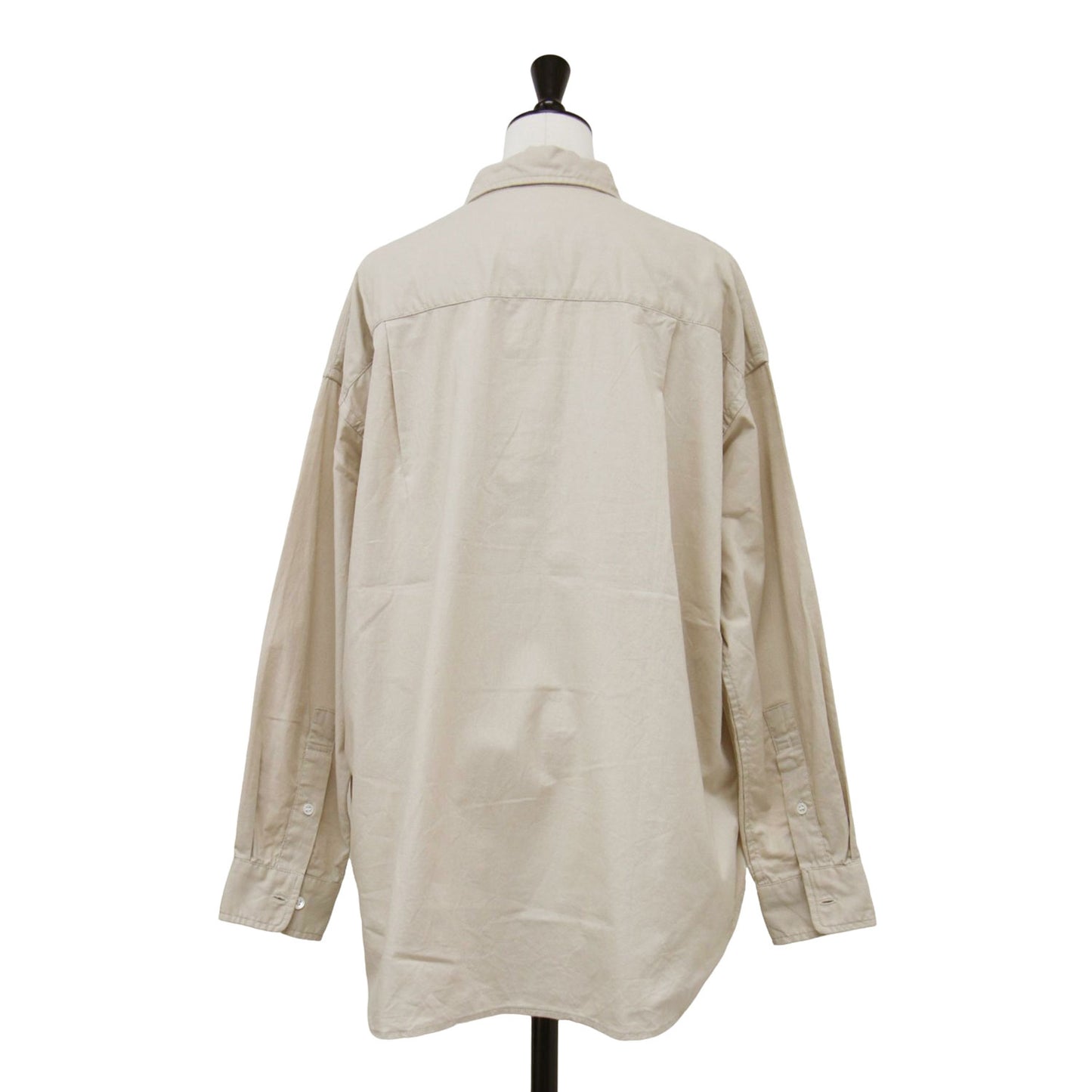 25春夏 コットン レギュラーカラー シャツ / 長袖 オーバーサイズ