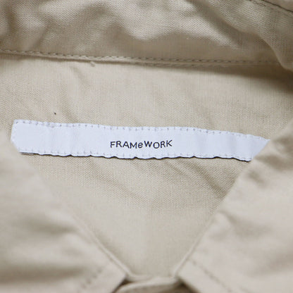 25春夏 コットン レギュラーカラー シャツ / 長袖 オーバーサイズ