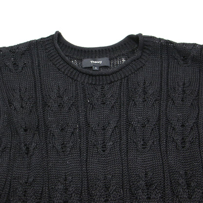 23春夏 ケーブル編み ノースリーブ ニット / Neo Sag Harbor Cable Shell Top クルーネック シアー リネン