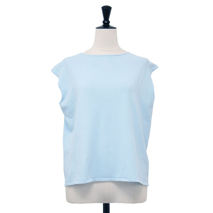 24春夏 ボートネック ノースリーブ ニット / Wooster Crepe Knit Boat Neck Top プルオーバー