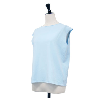 24春夏 ボートネック ノースリーブ ニット / Wooster Crepe Knit Boat Neck Top プルオーバー