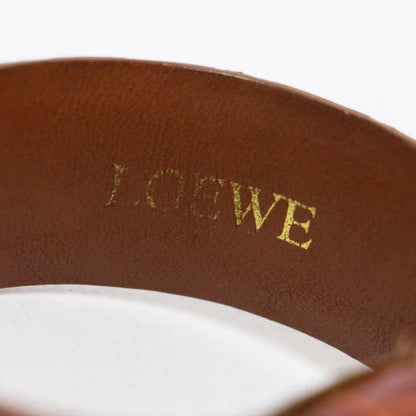 150周年 アニバーサリー クロコダイル ブレスレット / バングル アナグラム チャーム レザー ヴィンテージ