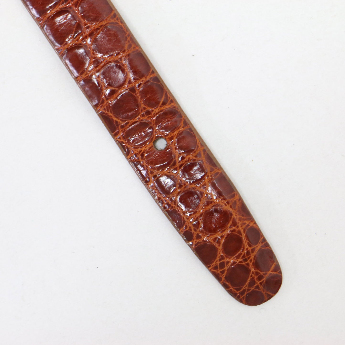 150周年 アニバーサリー クロコダイル ブレスレット / バングル アナグラム チャーム レザー ヴィンテージ