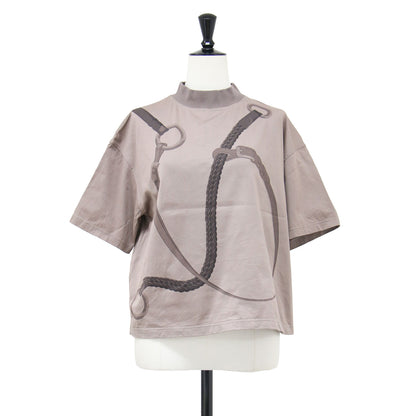 25春夏 プラス･コーチング･リミックス･パノー 半袖 Tシャツ / 5E4621DM / カットソー プルオーバー ハーフスリーブ ハイネック プリント