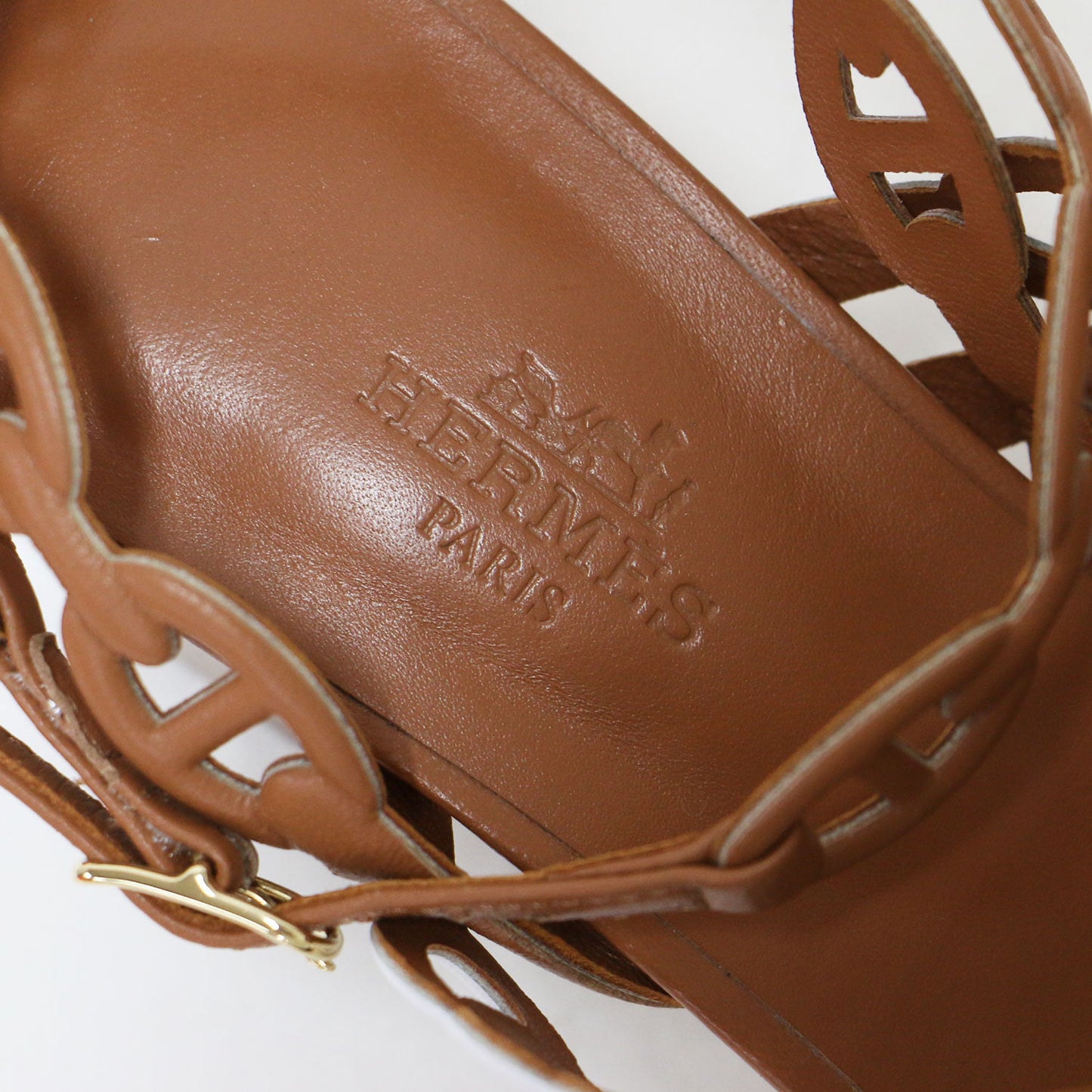 23春夏 ロマンツァ シェーヌダンクル アンクルストラップ サンダル / ウエッジヒール 配色 ベルト レザー