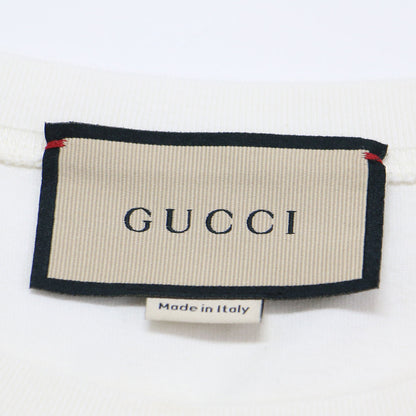 24春夏 エンブロイダリー ロゴ 半袖 Tシャツ / カットソー ショート丈 クルーネック ハーフスリーブ 刺繍 コットン