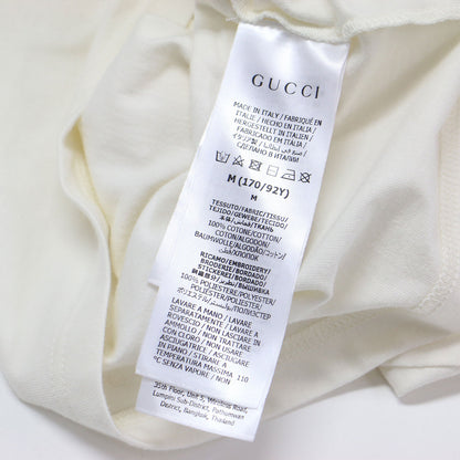 24春夏 エンブロイダリー ロゴ 半袖 Tシャツ / カットソー ショート丈 クルーネック ハーフスリーブ 刺繍 コットン