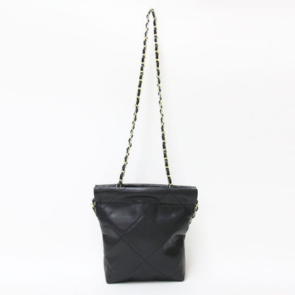 25春夏 キルティング ショルダー バッグ / QUILTING BAG ハンドバッグ 肩掛け 斜め掛け 2WAY チェーン レザー