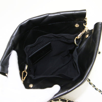 25春夏 キルティング ショルダー バッグ / QUILTING BAG ハンドバッグ 肩掛け 斜め掛け 2WAY チェーン レザー