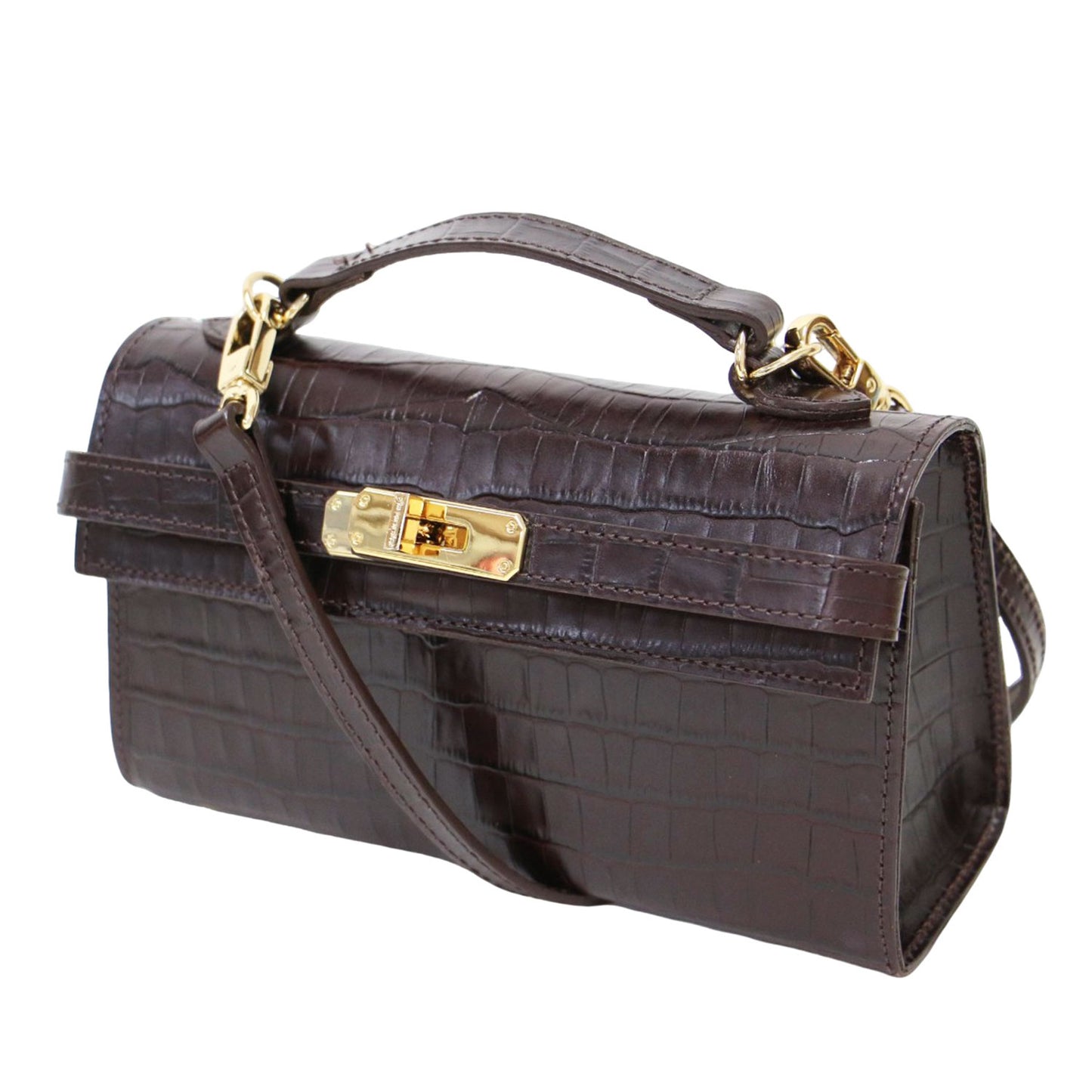 × Deuxieme Classe 別注 23春夏 クロコ 型押し ミニ バッグ / CROC EMBOSSED MINI BAG ハンドバッグ ショルダー 2WAY 肩掛け レザー