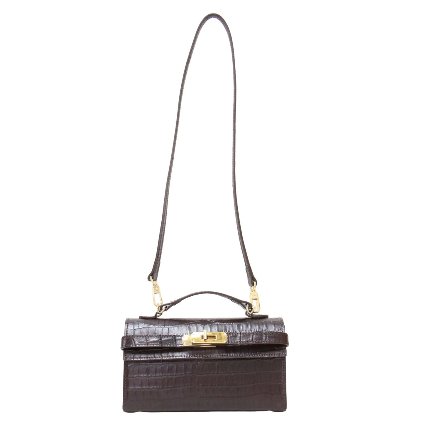 × Deuxieme Classe 別注 23春夏 クロコ 型押し ミニ バッグ / CROC EMBOSSED MINI BAG ハンドバッグ ショルダー 2WAY 肩掛け レザー