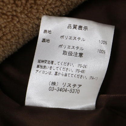 フェイク ムートン ビッグ コート / Faux Shearling Big Coat ロング ダブル ボア