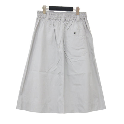 24春夏 ファイン コンパクト コットン ポプリン ミディ スカート / FINE COMPACT COTTON POPLIN Aライン ウエストゴム