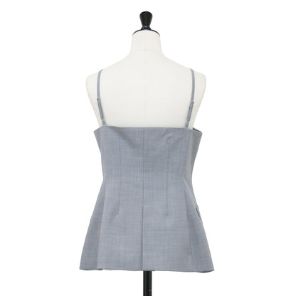 24春夏 ウェーブフロント ビスチェ / Wave Front Bustier キャミソール ウール