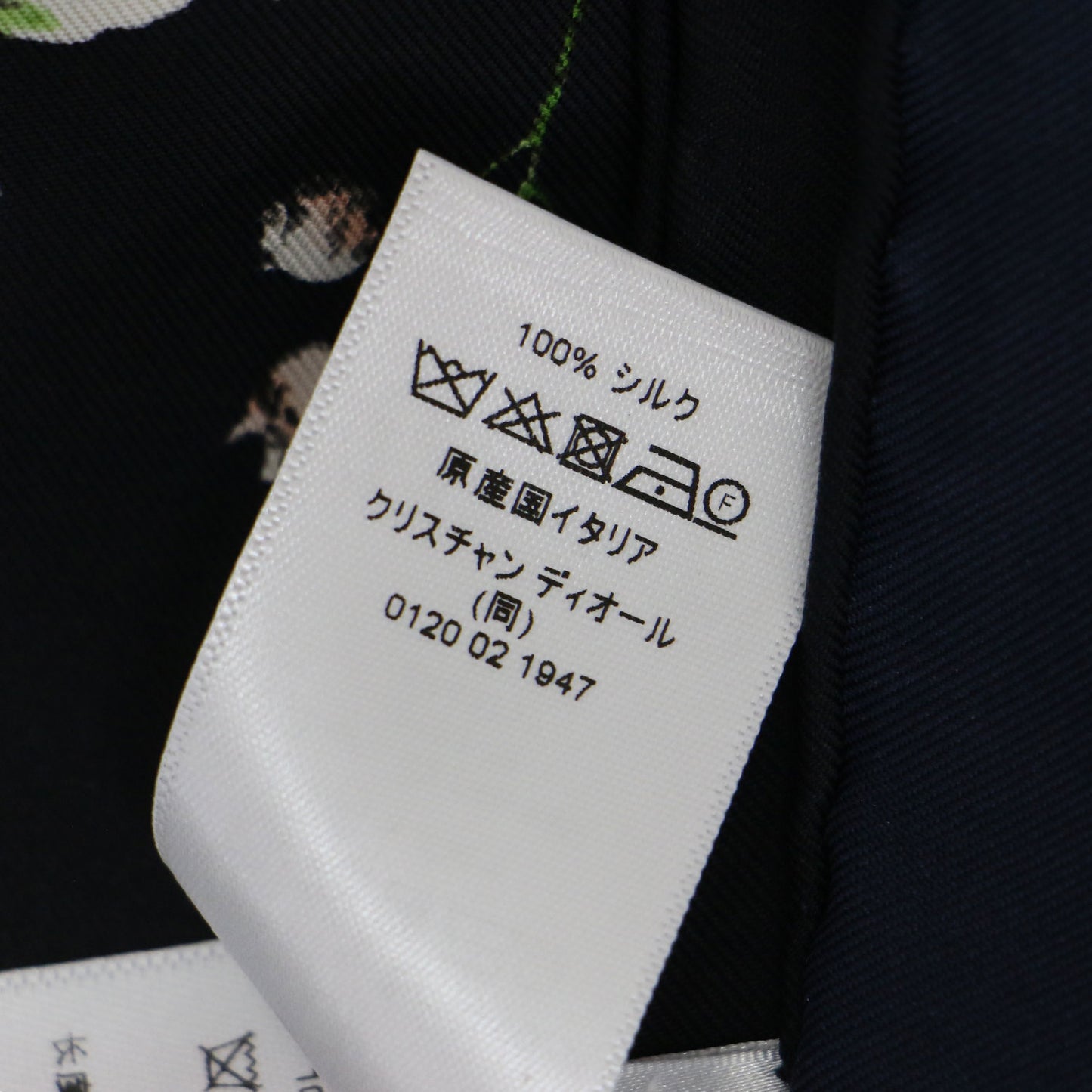 22秋冬 D-コンステレーション プリント シルク スカーフ / 大判 花柄 星座 フラワープリント