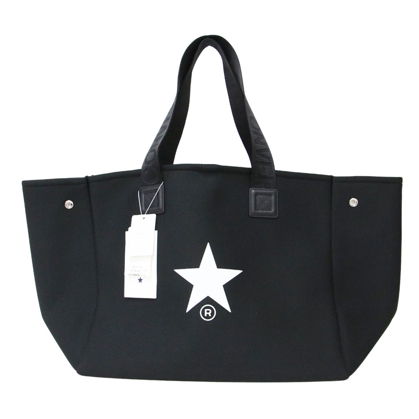 ロゴハンドル ネオプレイン トート バッグ / LOGO HANDLE NEOPRENE TOTE BAG ショルダーバッグ 肩掛け 星 プリント