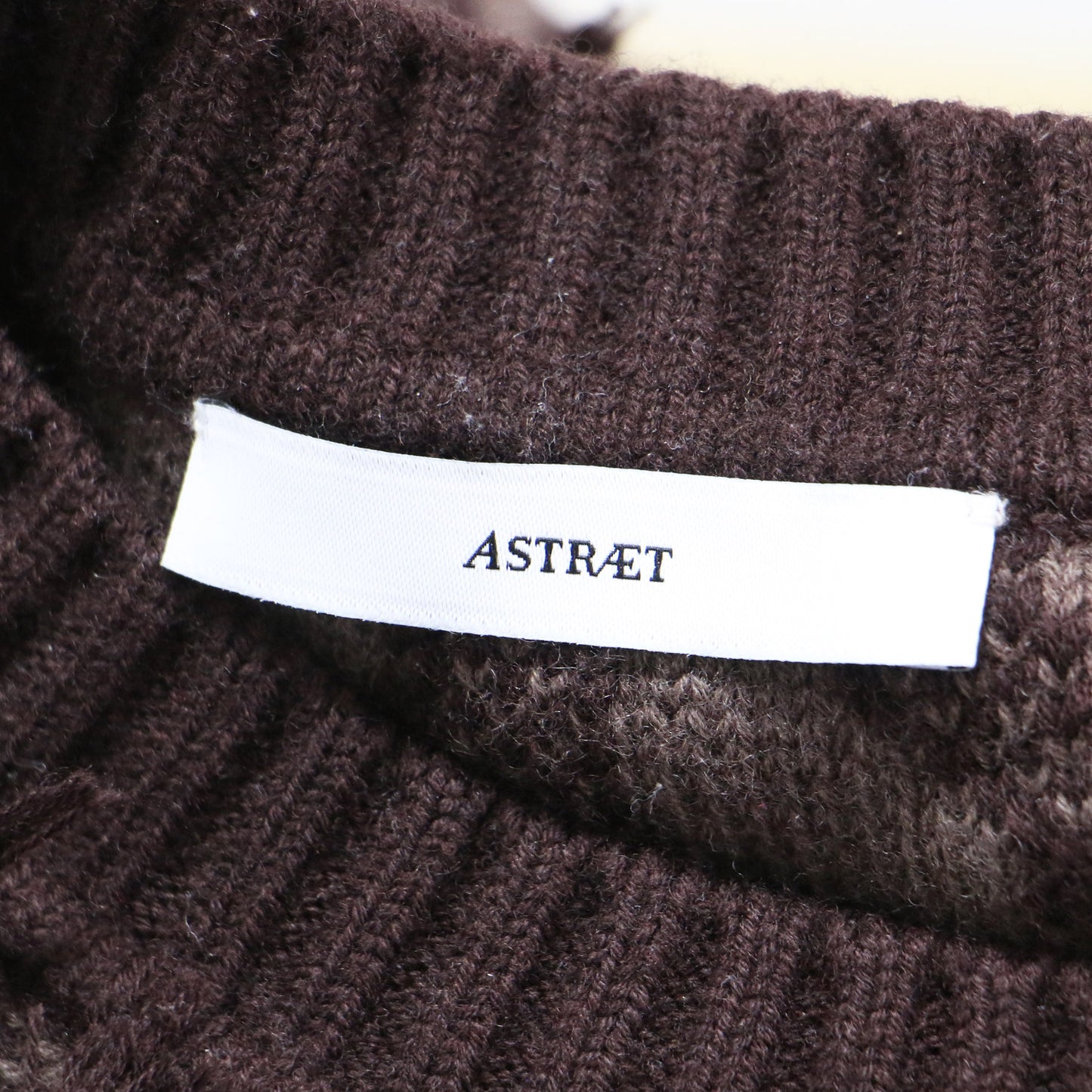 24春夏 5G フリンジ クルーネック ニット / プルオーバー 長袖 ウール モザイク柄 ジャガード