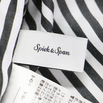 23秋冬 コットン ルーズ シャツ / レギュラーカラー 長袖 オーバーサイズ ストライプ