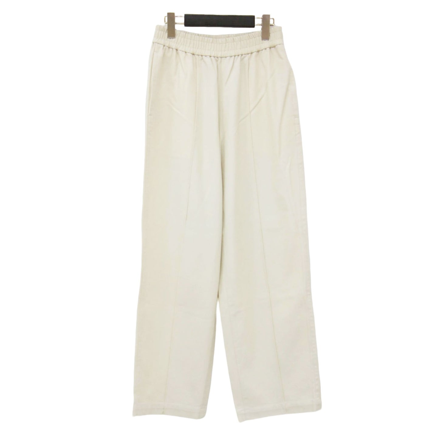 24秋冬 コットン ツイル イージーパンツ / ワイド テーパード ウエストゴム ハイウエスト