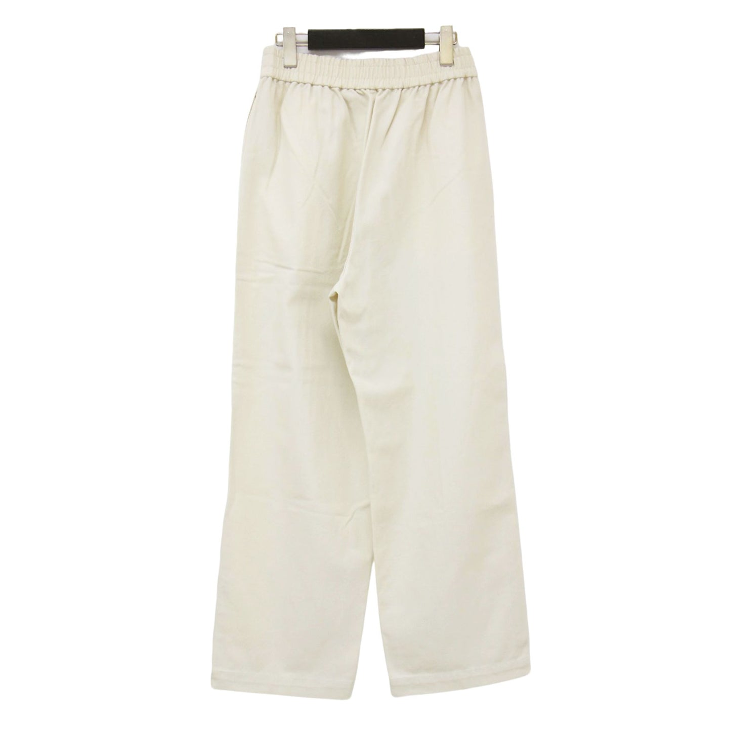 24秋冬 コットン ツイル イージーパンツ / ワイド テーパード ウエストゴム ハイウエスト