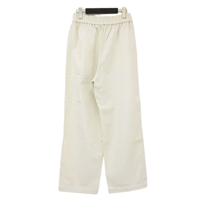 24秋冬 コットン ツイル イージーパンツ / ワイド テーパード ウエストゴム ハイウエスト