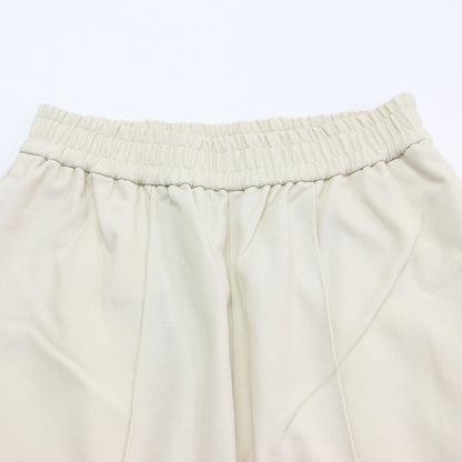 24秋冬 コットン ツイル イージーパンツ / ワイド テーパード ウエストゴム ハイウエスト