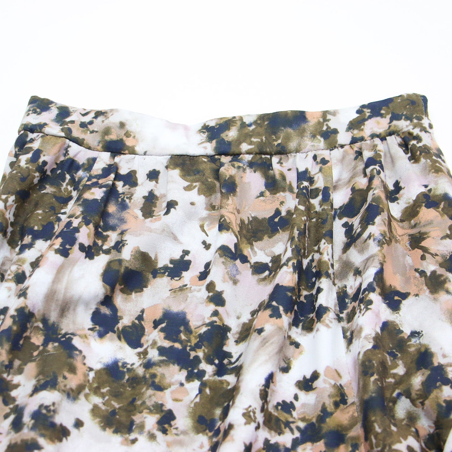 フラワープリント ボリューム スカート / ロング丈 ギャザー 花柄